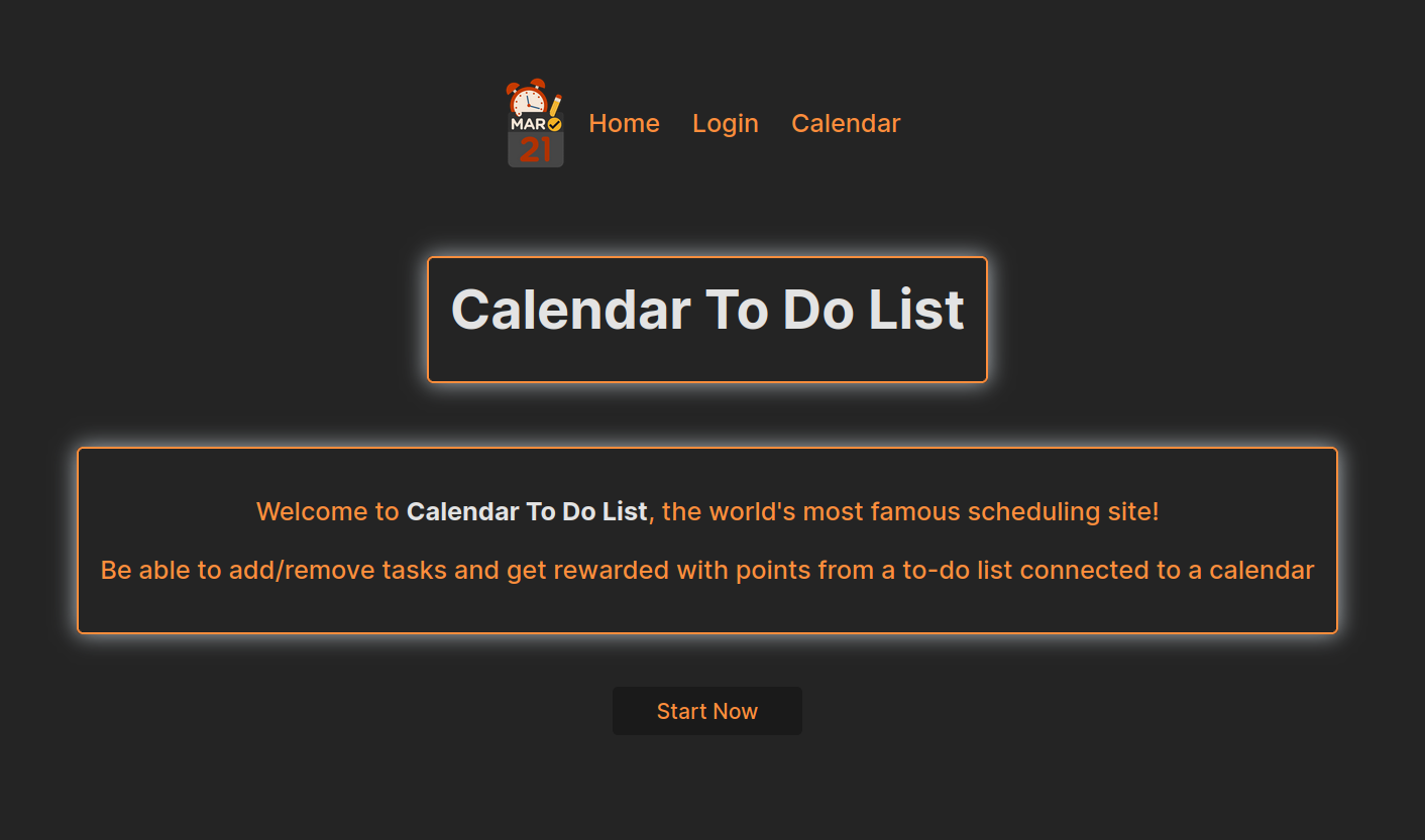 calendar landing page pic